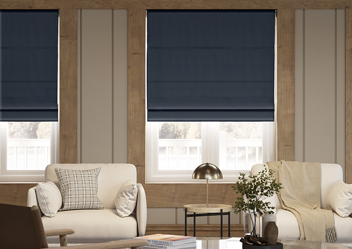 Windermere, Indigo - Roman Blind - Image 3